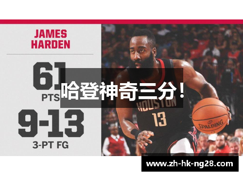 哈登神奇三分！